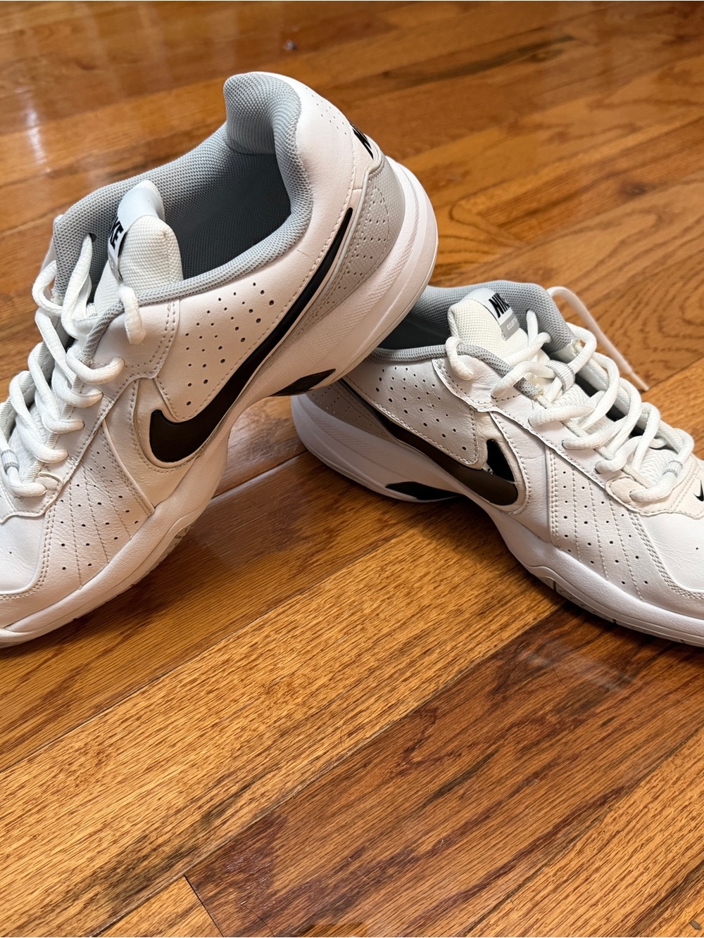 Nike Air Court Mo IV White Black Tennis Shoes Mens Size 10 429776-103 - Picture 10 of 10